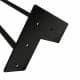 Stalen hairpin zwart hairpin ø 1,2 cm en hoogte 65 cm