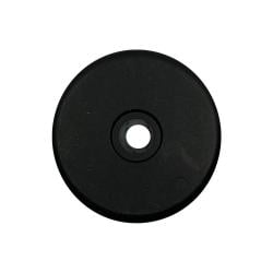 Plastic ronde meubelpoot 3,5 cm met pin