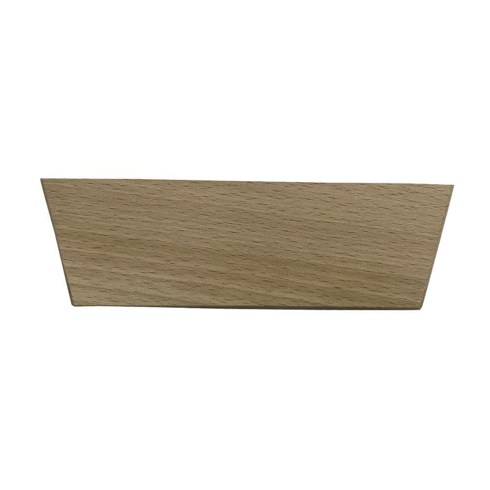 Meubelpoot vierkant 16 bij 4,5 cm en hoogte 5 cm van massief hout Meubelpoot vierkant 16 bij 4,5 cm en hoogte 5 cm van massief hout