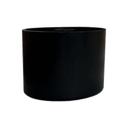 Meubelpoot zwart rond Ø 5 cm en hoogte 3,5 cm  van kunststof