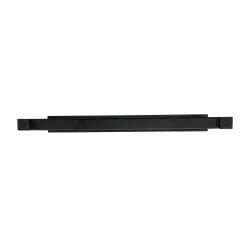 Stalen U kastpoot zwart 38 bij 2 cm en hoogte 15 cm  (2 x 2 cm)