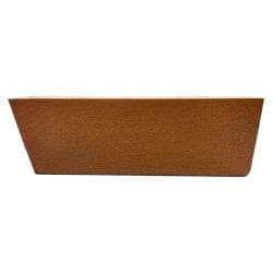 Meubelpoot kersen hoek 18 bij 18 cm en hoogte 6 cm  van massief hout