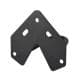 Massief stalen hairpin zwart hairpin ø 1,0 cm en hoogte 10 cm  - 4 stuks