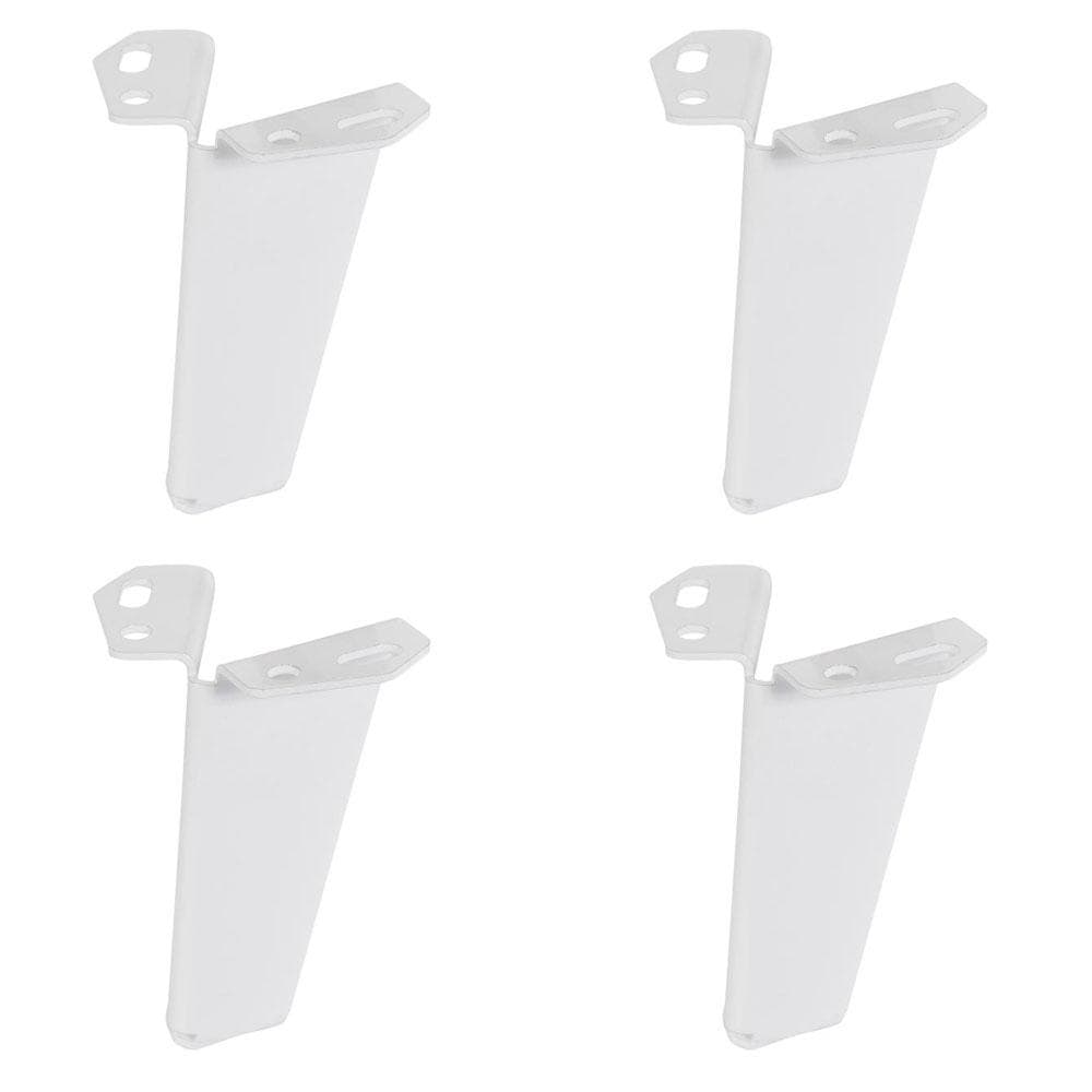 Image of Witte tapse design meubelpoot 10 cm (set van 4)