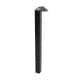 Stalen meubelpoot zwart vierkant 5 bij 5 cm en hoogte 72 cm  (5 x 5 cm) - 4 stuks