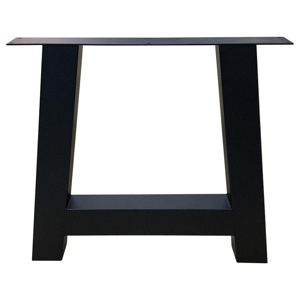 Stalen A tafelpoot voor buiten 75 bij 10 cm en hoogte 72 cm zwart (10 x 10 cm) Stalen A tafelpoot voor buiten 75 bij 10 cm en hoogte 72 cm zwart (10 x 10 cm)