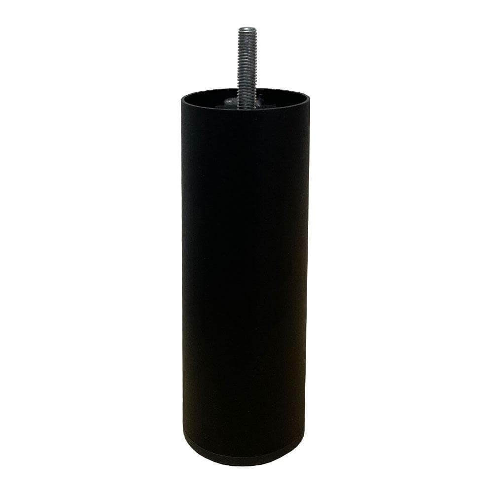 Stalen meubelpoot zwart rond ø 5 cm en hoogte 15 cm (M8) Stalen meubelpoot zwart rond ø 5 cm en hoogte 15 cm (M8)