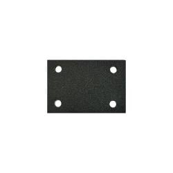 Zwarte kleine rechte meubelpoot 14 cm (4 x 1,5 cm)