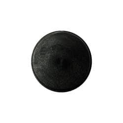 Stalen meubelpoot rvs look rond ø 4 cm en hoogte 10 cm  (M10) 