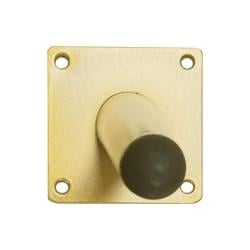 Stalen schuine meubelpoot goud conisch ø 3,5 cm / 2 cm en hoogte 15 cm 