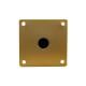 Stalen schuine meubelpoot goud conisch ø 3,5 cm / 2 cm en hoogte 15 cm