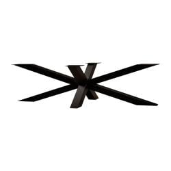 Stalen matrix zwart spinpoot 280 bij 60 cm en hoogte 69 cm  (10 x 10 cm)