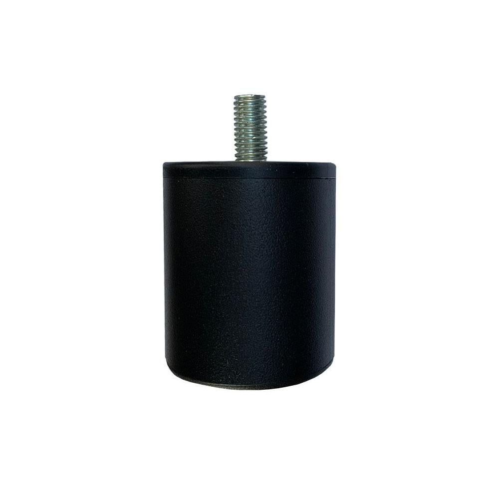 Stalen meubelpoot zwart rond ø 5 cm en hoogte 6 cm (M10) Stalen meubelpoot zwart rond ø 5 cm en hoogte 6 cm (M10)