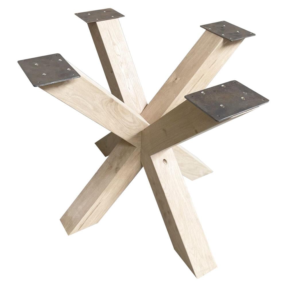 Spinpoot van eikenhout vierkanten matrix 80 bij 80 cm en hoogte 72 cm (10 x 10 cm) Spinpoot van eikenhout vierkanten matrix 80 bij 80 cm en hoogte 72 cm (10 x 10 cm)