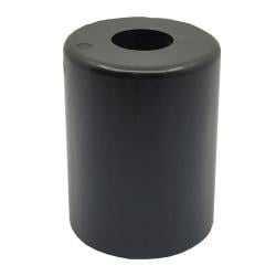 Meubelpoot zwart rond Ø 5 cm en hoogte 6 cm  van kunststof