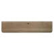 Wandplank eiken 100 bij 20 cm van 3 cm dik massief hout met verjongde facetrand - Zwevend te monteren
