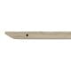 Wandplank eiken 100 bij 20 cm van 3 cm dik massief hout met verjongde facetrand - Zwevend te monteren