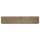 Wandplank eiken 120 bij 20 cm van 3 cm dik massief hout met verjongde facetrand - Zwevend te monteren
