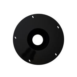 Stalen tafelonderstel zwart kolom met grondplaat Ø 60 cm en hoogte 72 cm Stalen tafelonderstel zwart kolom met grondplaat Ø 60 cm en hoogte 72 cm