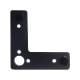 Stalen hairpin zwart hairpin ø 1,6 cm en hoogte 71 cm