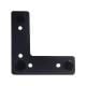 Stalen hairpin zwart hairpin ø 1,6 cm en hoogte 71 cm