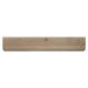Wandplank eiken 140 bij 20 cm van 3 cm dik massief hout met verjongde facetrand - Zwevend te monteren