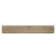 Wandplank eiken 170 bij 20 cm van 3 cm dik massief hout met verjongde facetrand - Zwevend te monteren