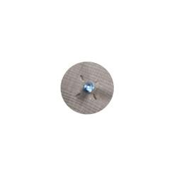 Meubelpoot  conisch Ø 5 cm / 3,5 cm en hoogte 15 cm  van massief hout (M8) 