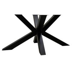 Stalen matrix zwart spinpoot 140 bij 80 cm en hoogte 72 cm  (10 x 10 cm)