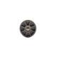 Stalen stelvoet chroom rond ø 7 cm en hoogte 1 cm  (M10)