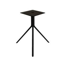 Stalen salononderstel zwart rond ø 36 cm en hoogte 39 cm  (koker 1,6 cm)