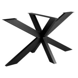 Stalen matrix zwart spinpoot 180 bij 78 cm en hoogte 73 cm (8 x 4 cm)