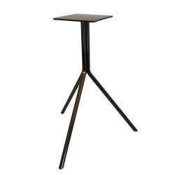 Stalen salononderstel brons rond ø 36 cm en hoogte 50 cm  (koker 1,6 cm)