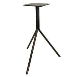 Stalen salononderstel brons rond ø 36 cm en hoogte 56 cm  (koker 1,6 cm)