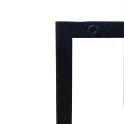 Salon tafelonderstel rechthoek 140x70x39,5 cm (koker 20 x 20 mm)