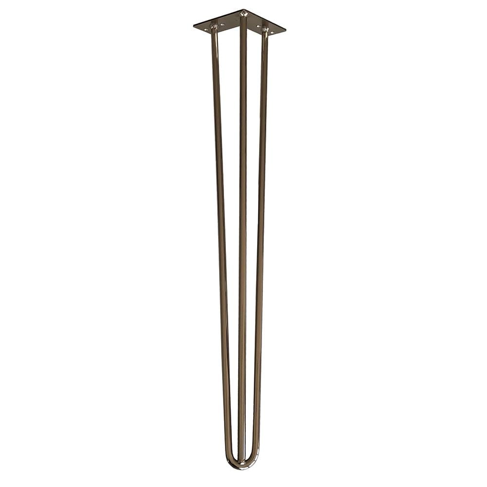 Stalen hairpin brons hairpin ø 1,2 cm en hoogte 72 cm afbeelding