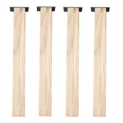 Eiken rechte tafelpoot 72 cm van massief hout 8 x 8 cm - set van 4 stuks