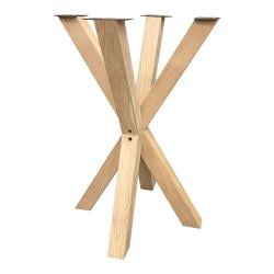 Spinpoot van eikenhout horeca bartafel 70 bij 70 cm en hoogte 100 cm (8 x 8 cm)