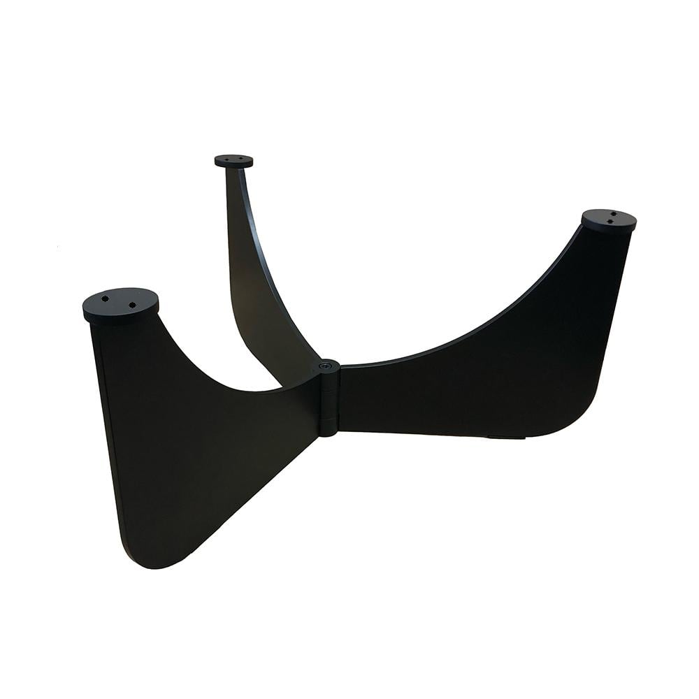 Stalen salononderstel zwart rond ø 72 cm en hoogte 31 cm (6 x 1 cm) afbeelding
