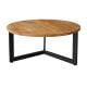 Stalen salononderstel zwart rond ø 73 cm en hoogte 37 cm  (2 x 4 cm)