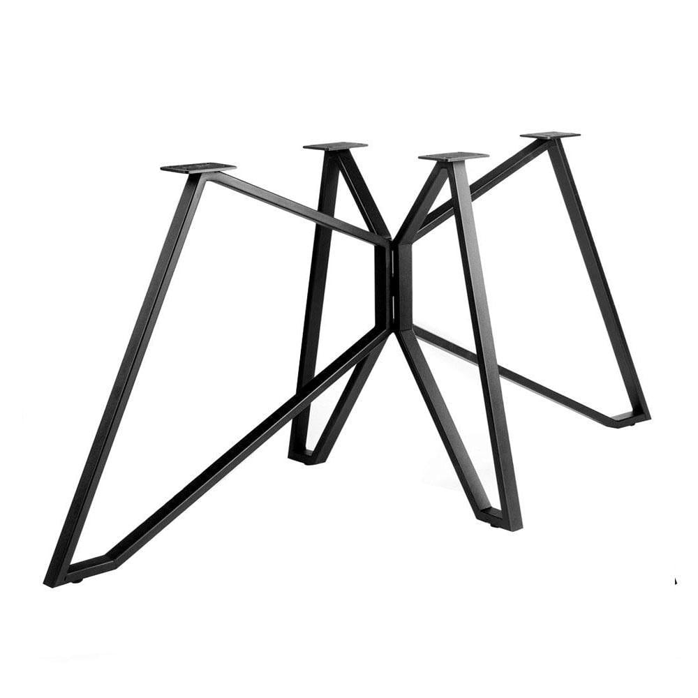 Stalen onderstel zwart vlinder 140 bij 65 cm en hoogte 72 cm (4 x 2 cm) afbeelding