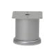 Stalen meubelpoot grijs rond ø 6 cm en hoogte 6,8 cm