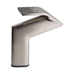 Stalen meubelpoot rvs look design 11,5 bij 2 cm en hoogte 10 cm 