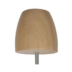 Meubelpoot rond Ø 8 cm en hoogte 8 cm van massief hout (M8) Meubelpoot rond Ø 8 cm en hoogte 8 cm van massief hout (M8)