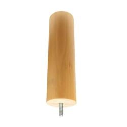 Meubelpoot rond Ø 5,5 cm en hoogte 20 cm van massief hout (M8) Meubelpoot rond Ø 5,5 cm en hoogte 20 cm van massief hout (M8)