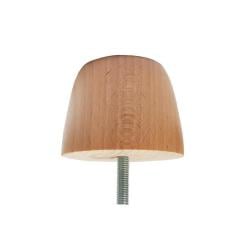 Meubelpoot rond Ø 7 cm en hoogte 5,5 cm van massief hout (M8) Meubelpoot rond Ø 7 cm en hoogte 5,5 cm van massief hout (M8)