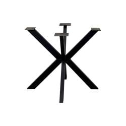 Stalen matrix zwart spinpoot 90 bij 90 cm en hoogte 72 cm  (10 x 3 cm)