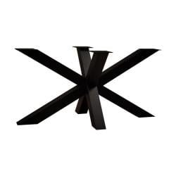 Stalen matrix zwart spinpoot 180 bij 70 cm en hoogte 69 cm  (10 x 10 cm)