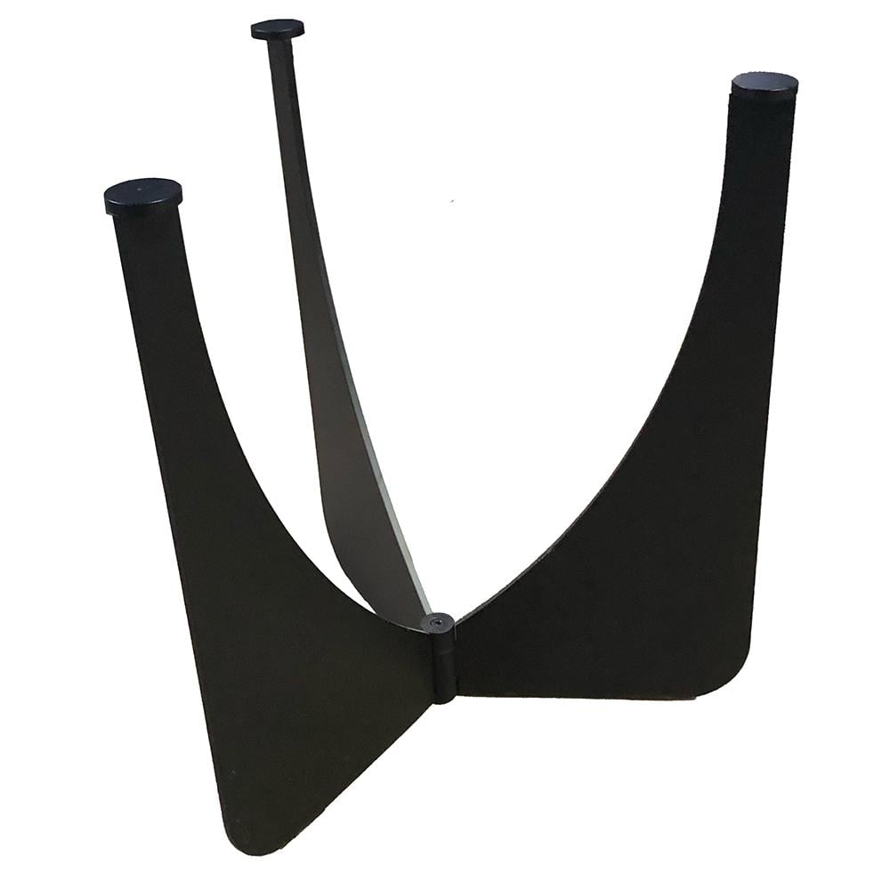 Stalen tafelonderstel zwart rond ø 72 cm en hoogte 72,5 cm (6 x 1 cm) afbeelding