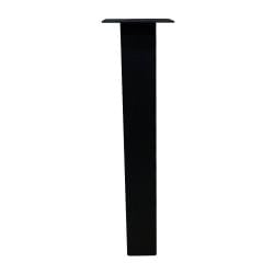 Set stalen rechte tafelpoten zwart vierkant 10 bij 10 cm en hoogte 70 cm  (koker 10 x 10 cm) - 4 stuks